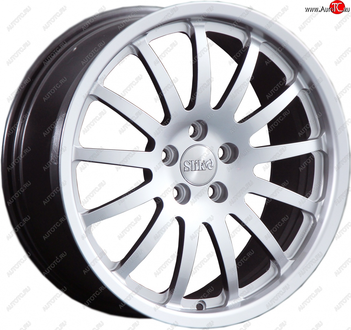 14 399 р. Кованый диск Slik classik R17x7.5 Белый (W) 7.5x17   (Цвет: W)  с доставкой в г. Чебоксары