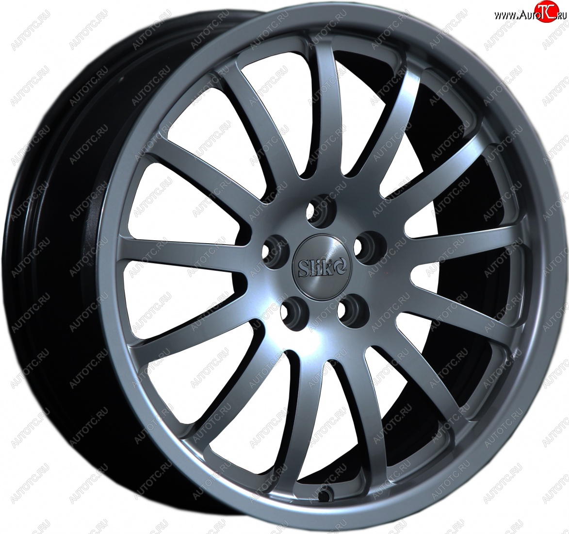 14 599 р. Кованый диск Slik classik R17x7.5 Графит глянцевый (GM) 7.5x17   (Цвет: GM)  с доставкой в г. Чебоксары
