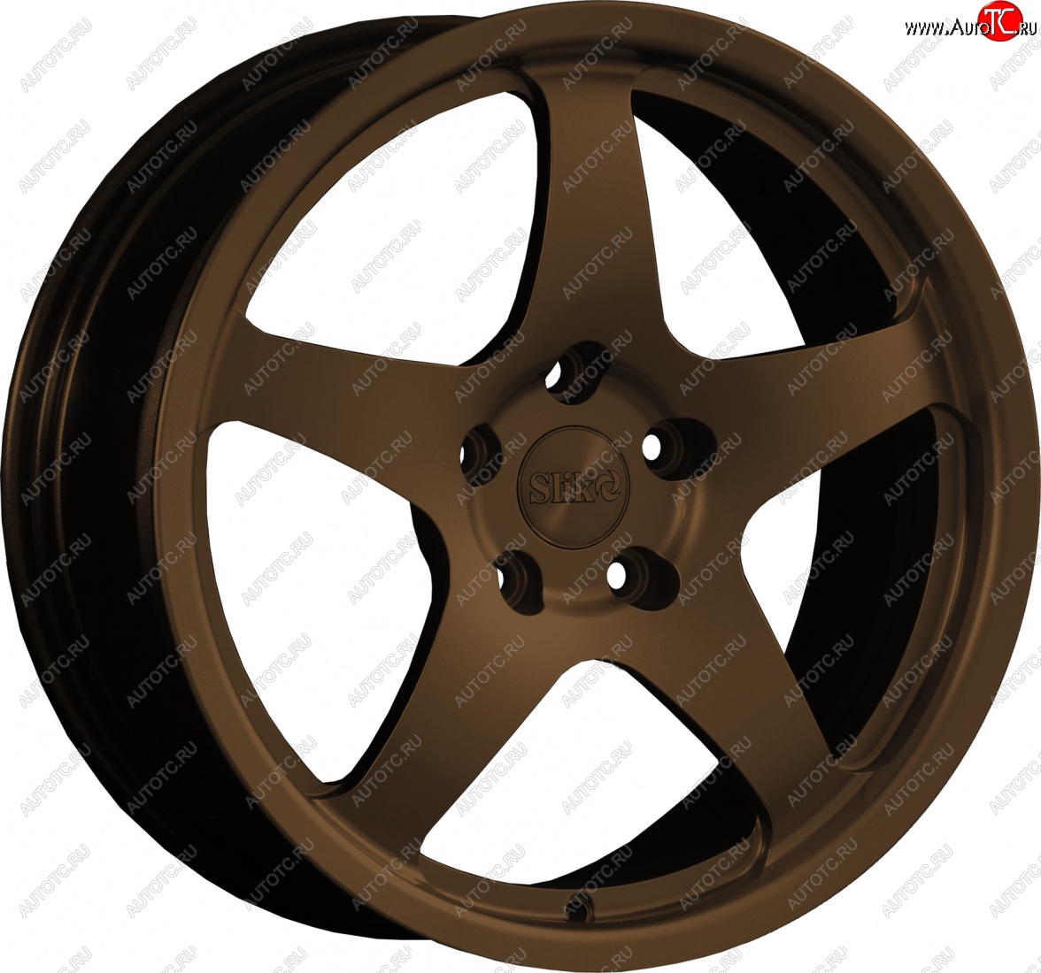 25 599 р. Кованый диск Slik classik R17x7.5 Коньячная бронза. Матовый (MBRZCGN) 7.5x17   (Цвет: MBRZCGN)  с доставкой в г. Чебоксары
