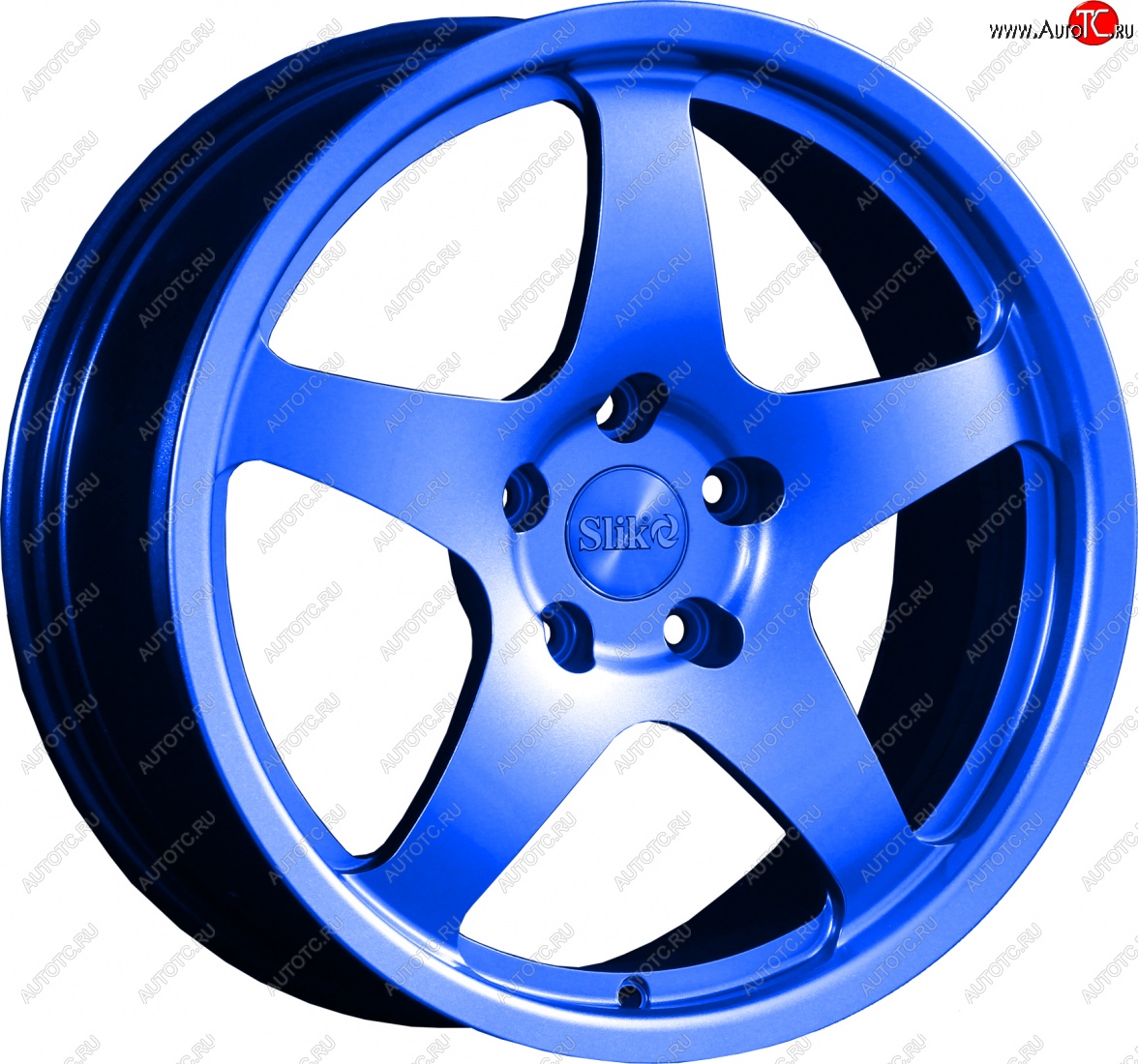 25 599 р. Кованый диск Slik classik R17x7.5 Синий (BLUE) 7.5x17   (Цвет: BLUE)  с доставкой в г. Чебоксары