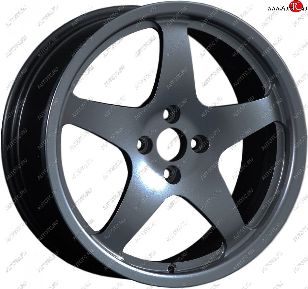 13 599 р. Кованый диск Slik classik R17x7.5 Графит глянцевый (GM) 7.5x17   (Цвет: GM)  с доставкой в г. Чебоксары