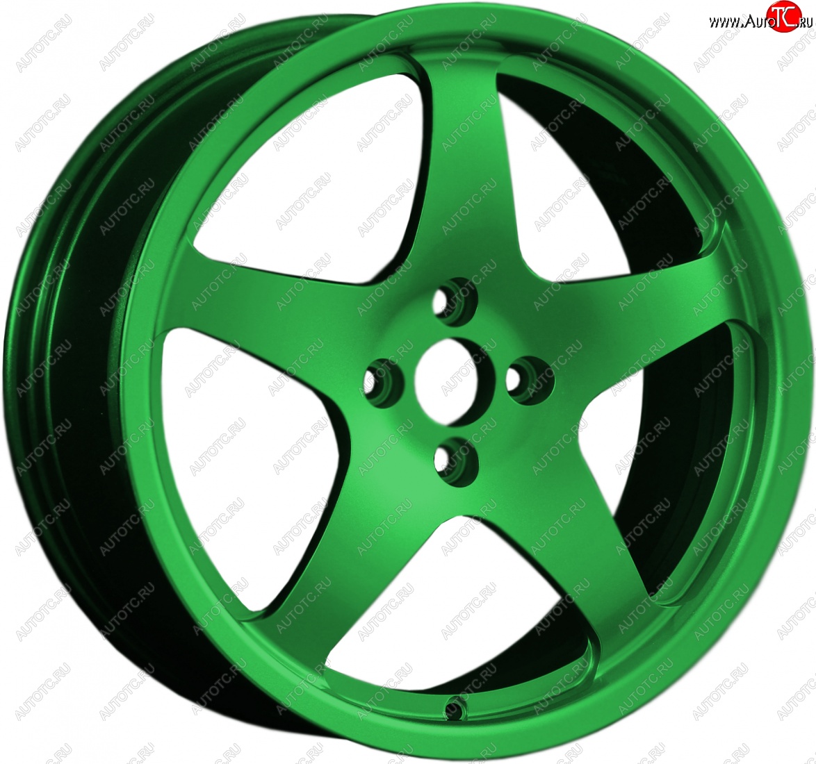 13 349 р. Кованый диск Slik classik R17x7.5 Зеленый (GREEN) 7.5x17   (Цвет: GREEN)  с доставкой в г. Чебоксары