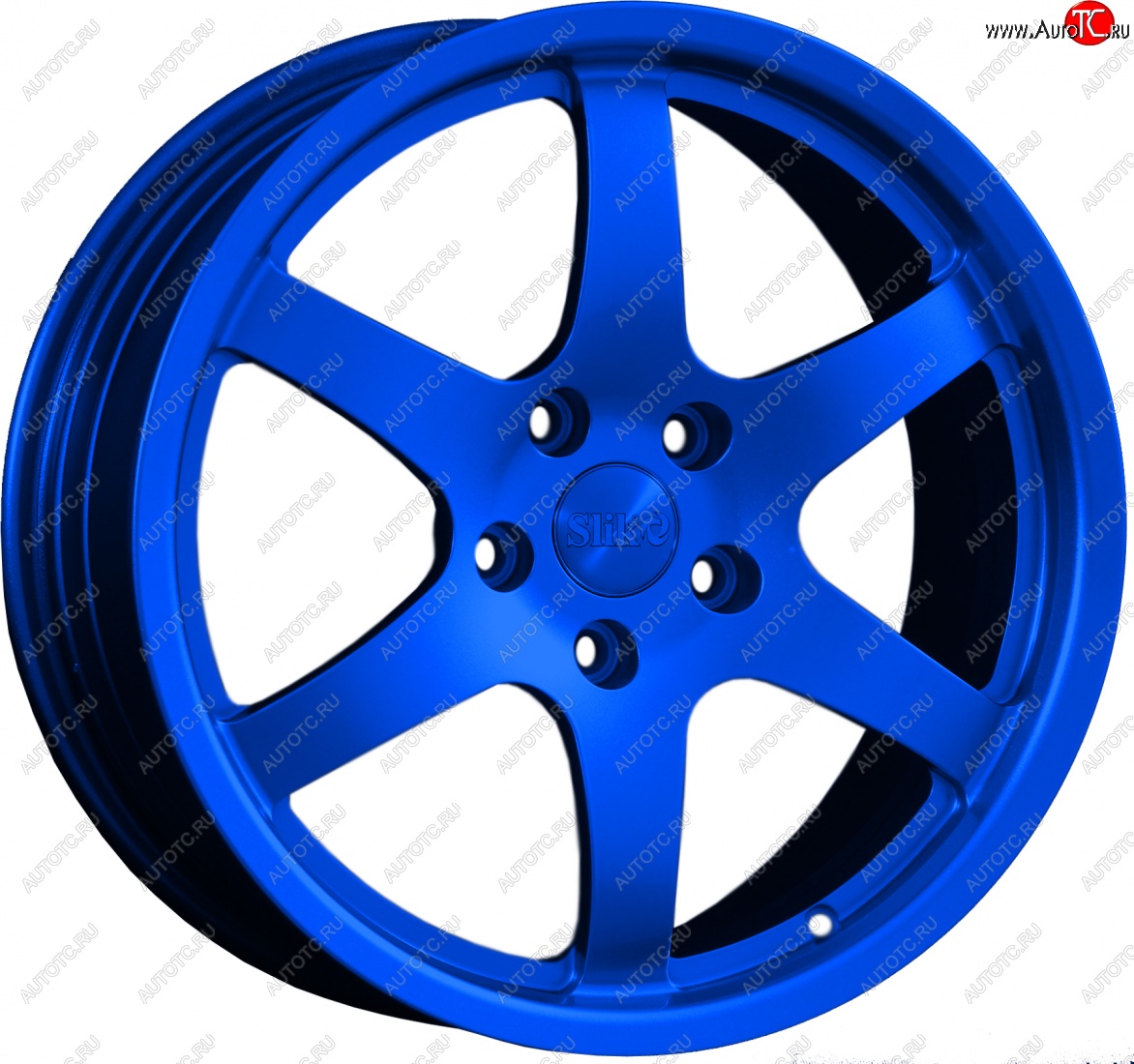 14 599 р. Кованый диск Slik classik R17x7.5 Candy BLUE синий 7.5x17   (Цвет: Candy BLUE синий 7.5x17)  с доставкой в г. Чебоксары