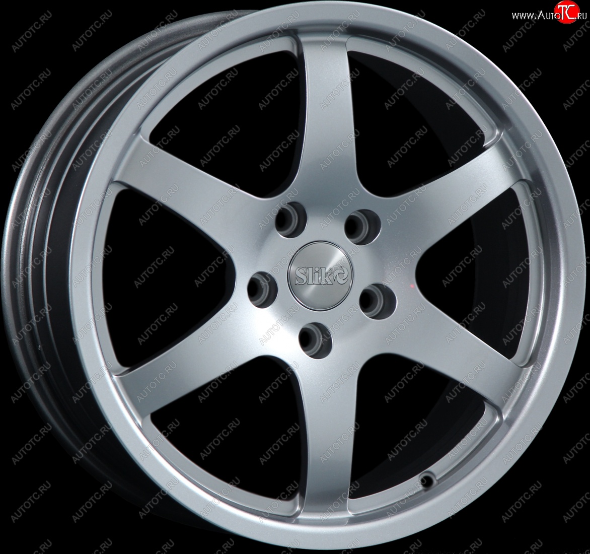 14 399 р. Кованый диск Slik classik R17x7.5 Серебристый светлый (S16) 7.5x17 Chery Tiggo T11 дорестайлинг (2005-2013) 5x114.3xDIA60.1xET33.0 (Цвет: S16)