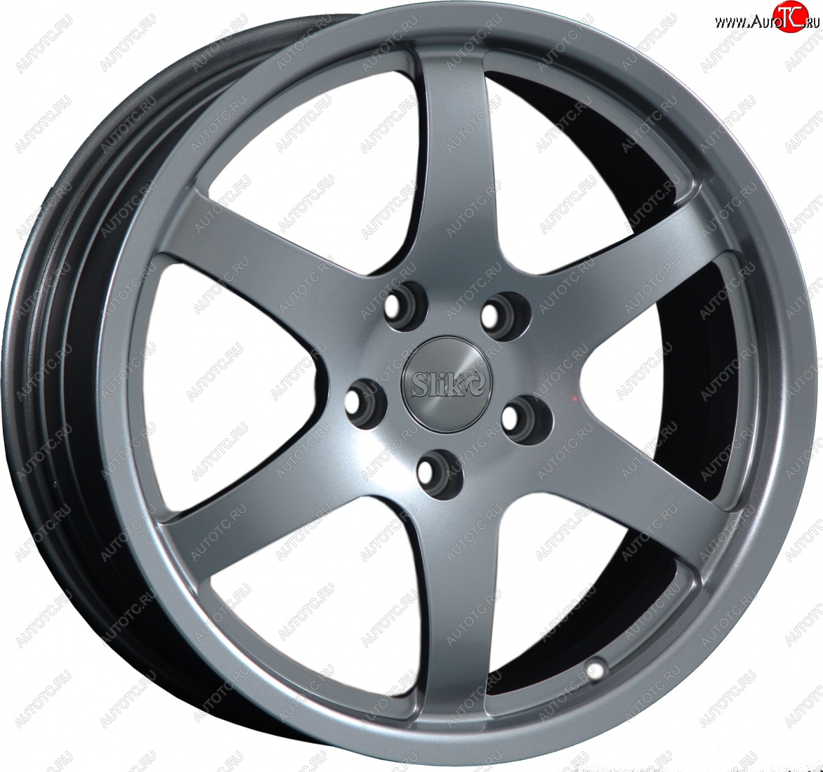 14 399 р. Кованый диск Slik classik R17x7.5 Серебристый тёмный (S25) 7.5x17   (Цвет: S25)  с доставкой в г. Чебоксары