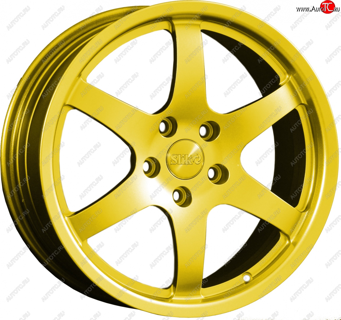 14 599 р. Кованый диск Slik classik R17x7.5 Ярко желтый RAL 1021 (YELLOW) 7.5x17   (Цвет: YELLOW)  с доставкой в г. Чебоксары