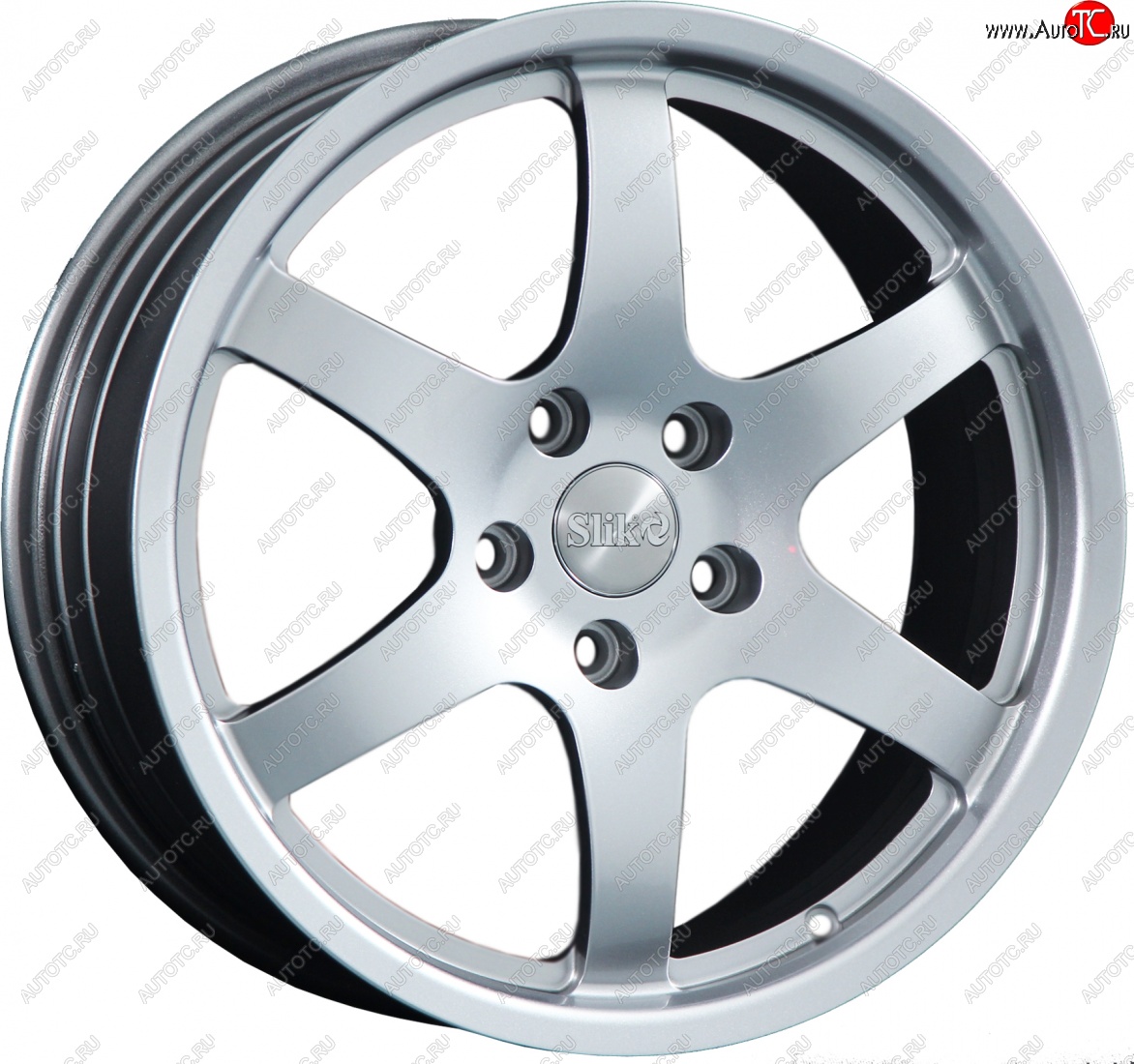 14 399 р. Кованый диск Slik classik R17x7.5 Яркое-блестящее серебро (HPB) 7.5x17   (Цвет: HPB)  с доставкой в г. Чебоксары