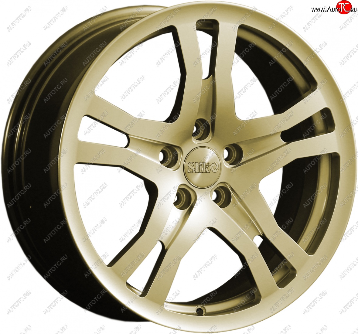 14 599 р. Кованый диск Slik classik R17x7.5 Золотой (G) 7.5x17 FAW Besturn X80 дорестайлинг (2014-2019) 5x114.3xDIA67.1xET45.0 (Цвет: G)