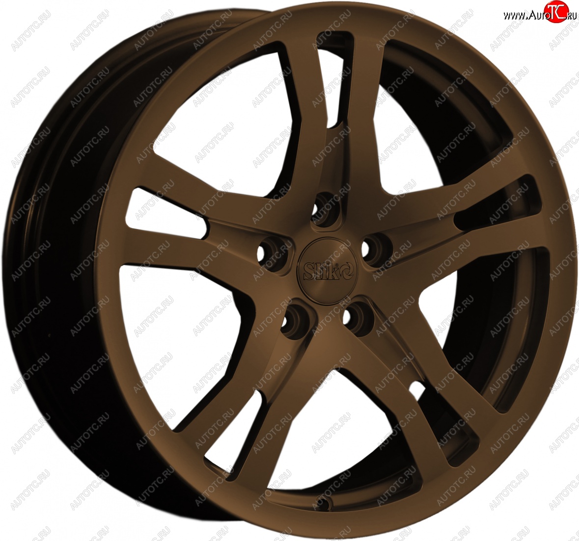 14 599 р. Кованый диск Slik classik R17x7.5 Коньячная бронза. Матовый (MBRZCGN) 7.5x17   (Цвет: MBRZCGN)  с доставкой в г. Чебоксары