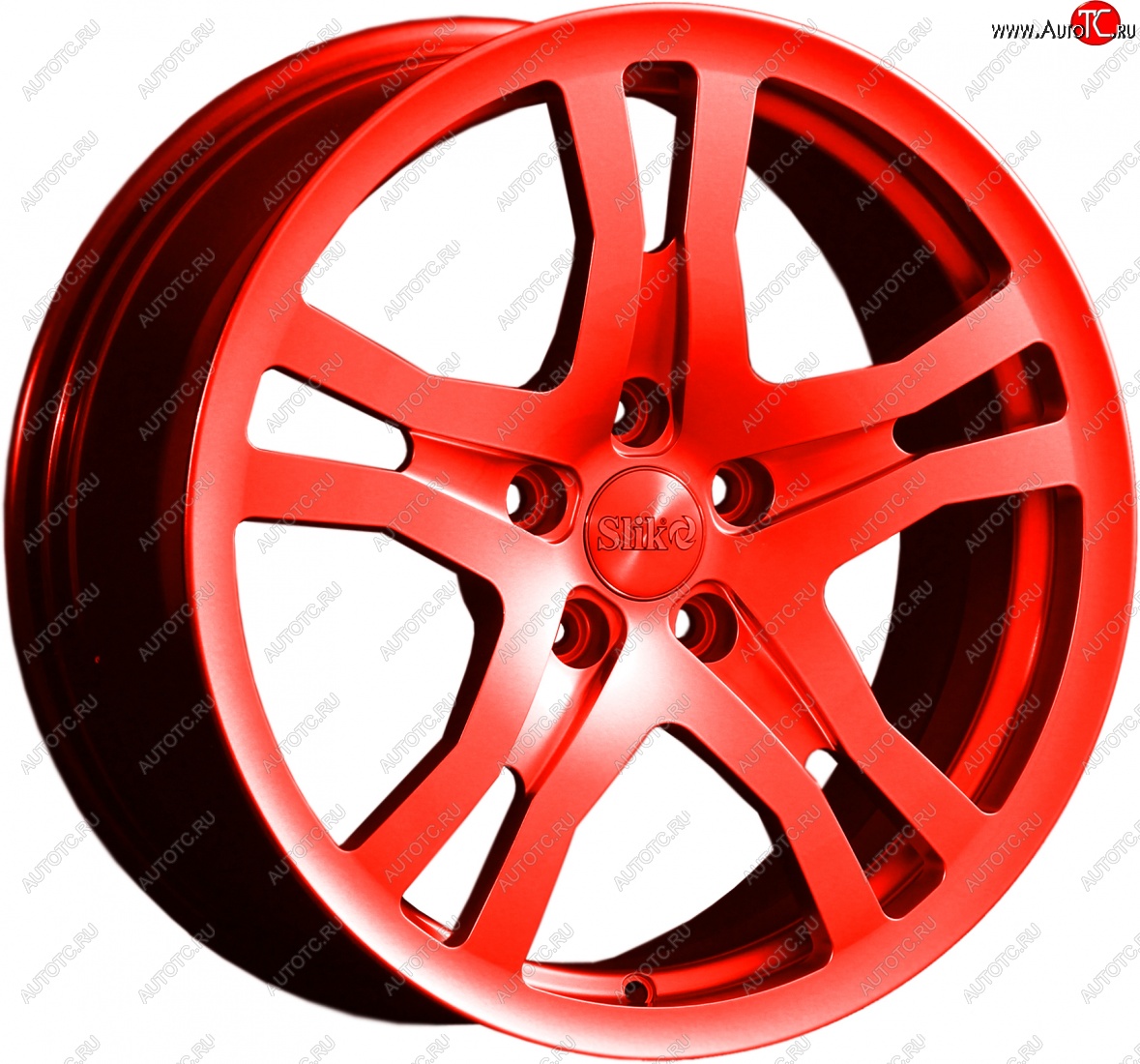 14 599 р. Кованый диск Slik classik R17x7.5 Candy алый 7.5x17   (Цвет: Candy алый 7.5x17)  с доставкой в г. Чебоксары