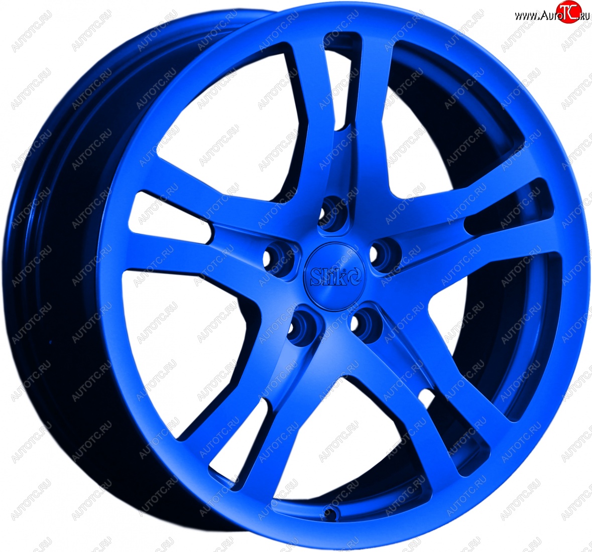 14 599 р. Кованый диск Slik classik R17x7.5 Candy BLUE синий 7.5x17   (Цвет: Candy BLUE синий 7.5x17)  с доставкой в г. Чебоксары