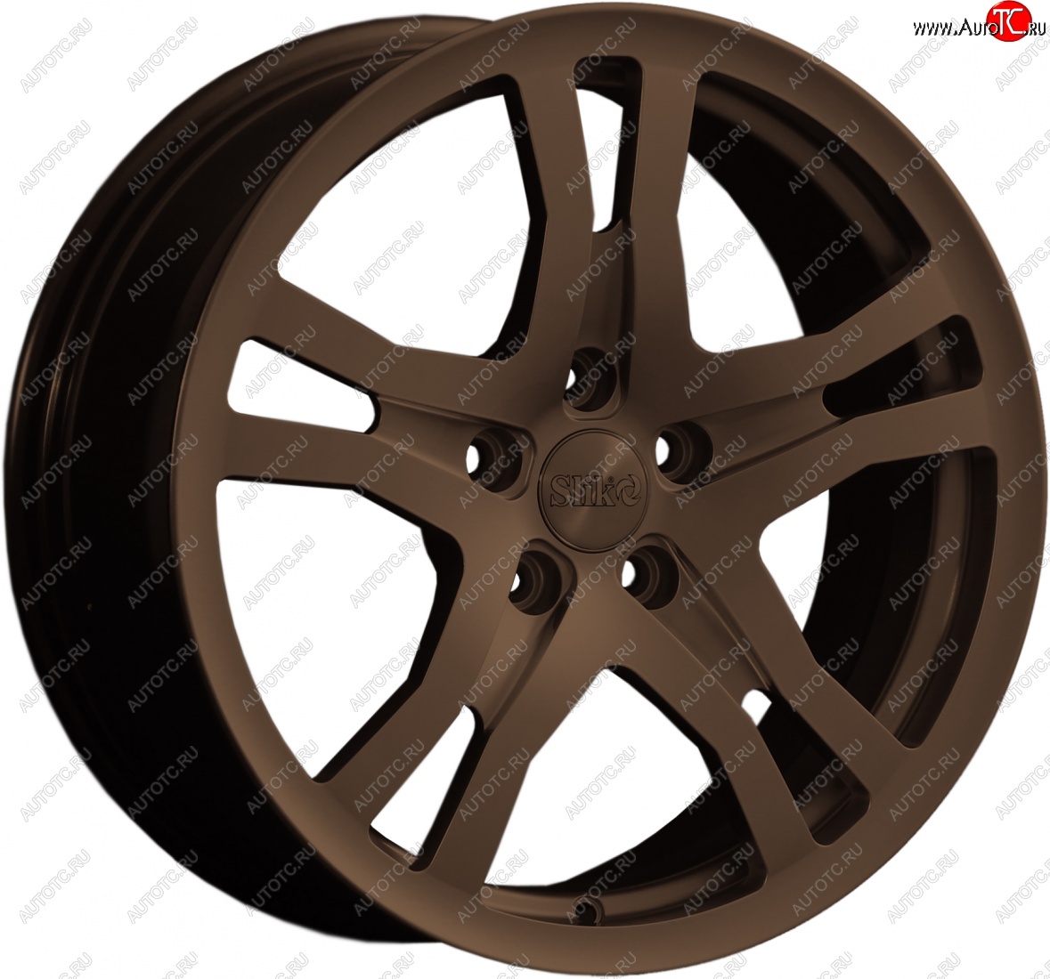 14 599 р. Кованый диск Slik classik R17x7.5 Бронза (BRZ) 7.5x17   (Цвет: BRZ)  с доставкой в г. Чебоксары