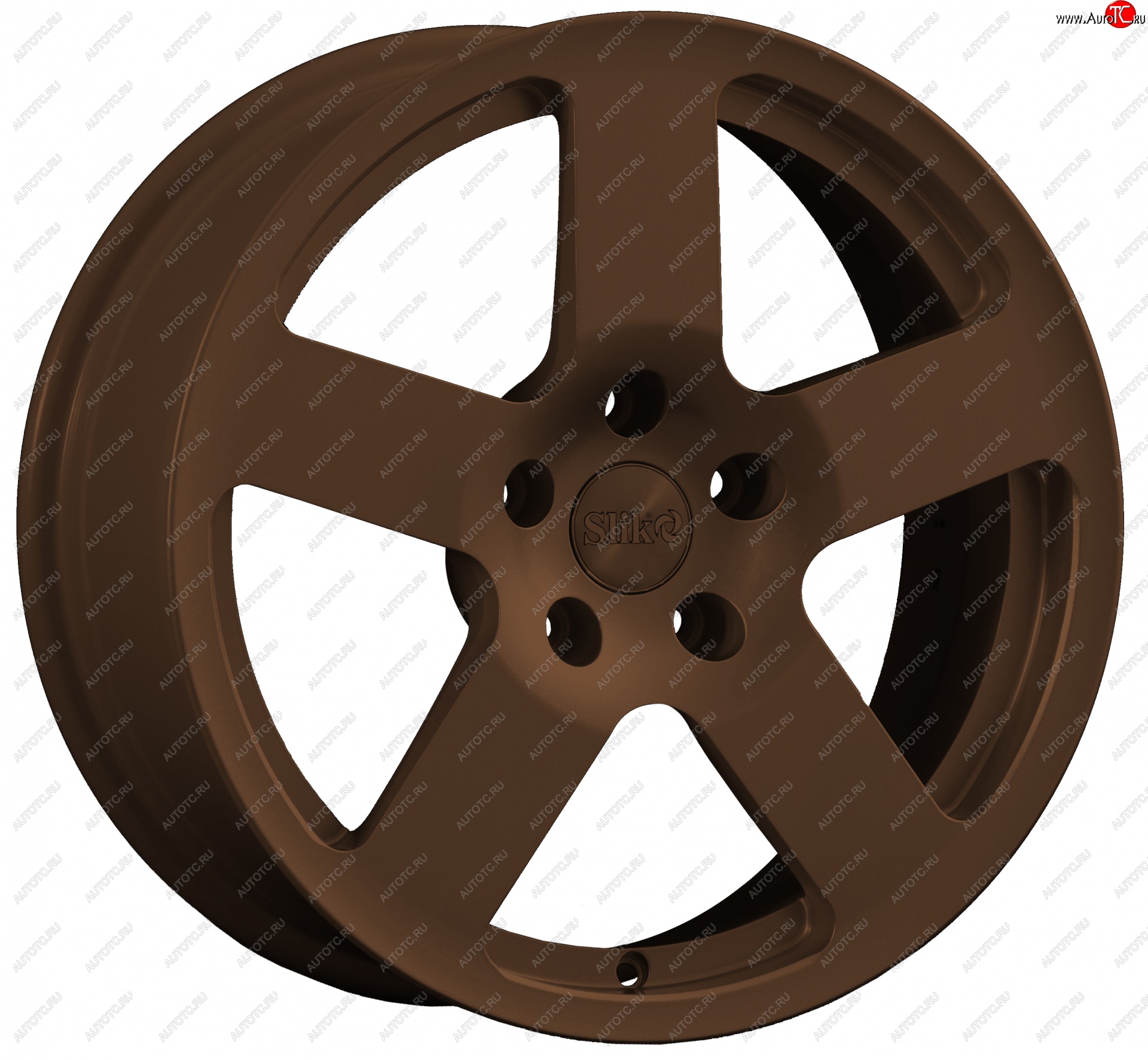 14 599 р. Кованый диск Slik classik R17x7.5 Коньячная бронза. Матовый (MBRZCGN) 7.5x17   (Цвет: MBRZCGN)  с доставкой в г. Чебоксары