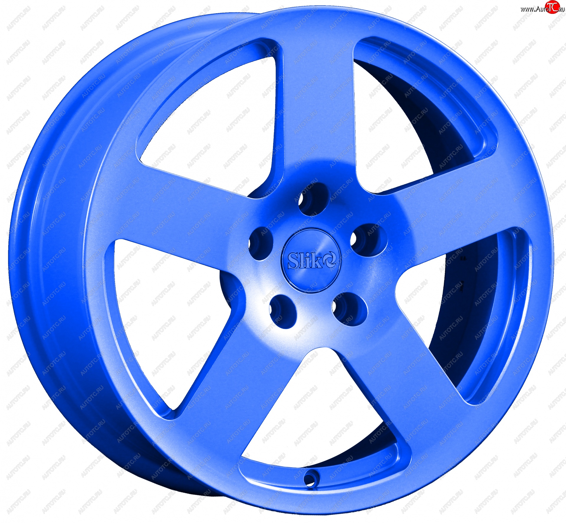 14 599 р. Кованый диск Slik classik R17x7.5 Candy BLUE синий 7.5x17   (Цвет: Candy BLUE синий 7.5x17)  с доставкой в г. Чебоксары