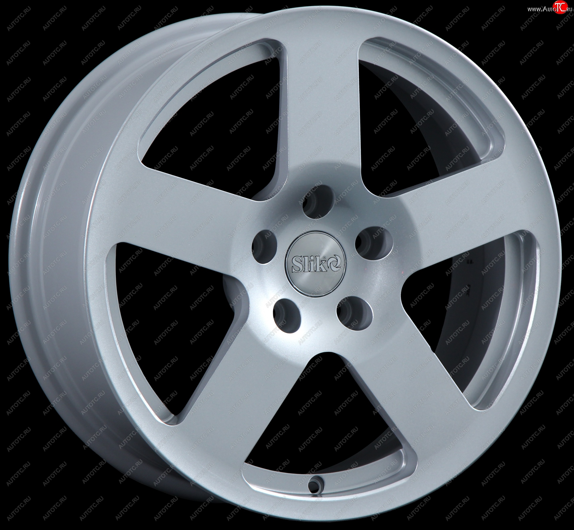 14 399 р. Кованый диск Slik classik R17x7.5 Серебристый светлый (S16) 7.5x17 Chery Tiggo T11 дорестайлинг (2005-2013) 5x114.3xDIA60.1xET33.0 (Цвет: S16)