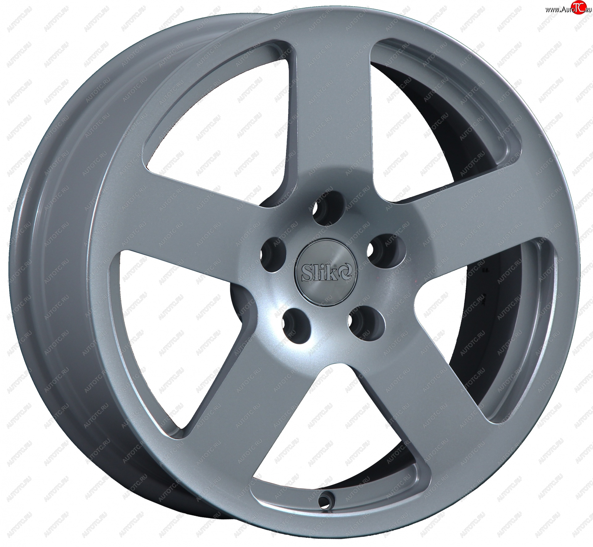 14 399 р. Кованый диск Slik classik R17x7.5 Серебристый тёмный (S25) 7.5x17   (Цвет: S25)  с доставкой в г. Чебоксары
