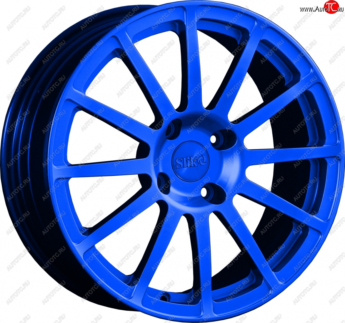 25 599 р. Кованый диск Slik classik R17x7.5 Candy BLUE синий 7.5x17   (Цвет: Candy BLUE синий 7.5x17)  с доставкой в г. Чебоксары