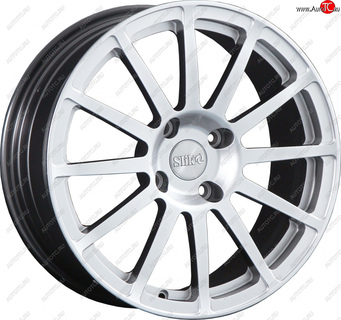 25 599 р. Кованый диск Slik classik R17x7.5 Белый (W) 7.5x17   (Цвет: W)  с доставкой в г. Чебоксары