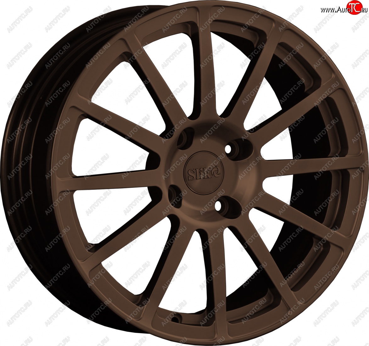 25 599 р. Кованый диск Slik classik R17x7.5 Бронза (BRZ) 7.5x17   (Цвет: BRZ)  с доставкой в г. Чебоксары