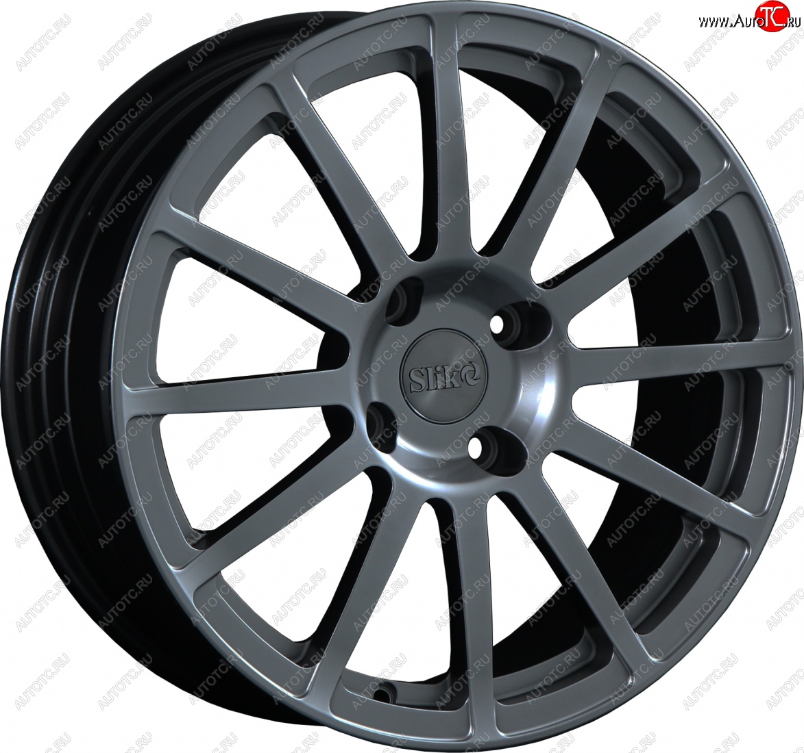 25 599 р. Кованый диск Slik classik R17x7.5 Графит матовый (GRF2) 7.5x17   (Цвет: GRF2)  с доставкой в г. Чебоксары