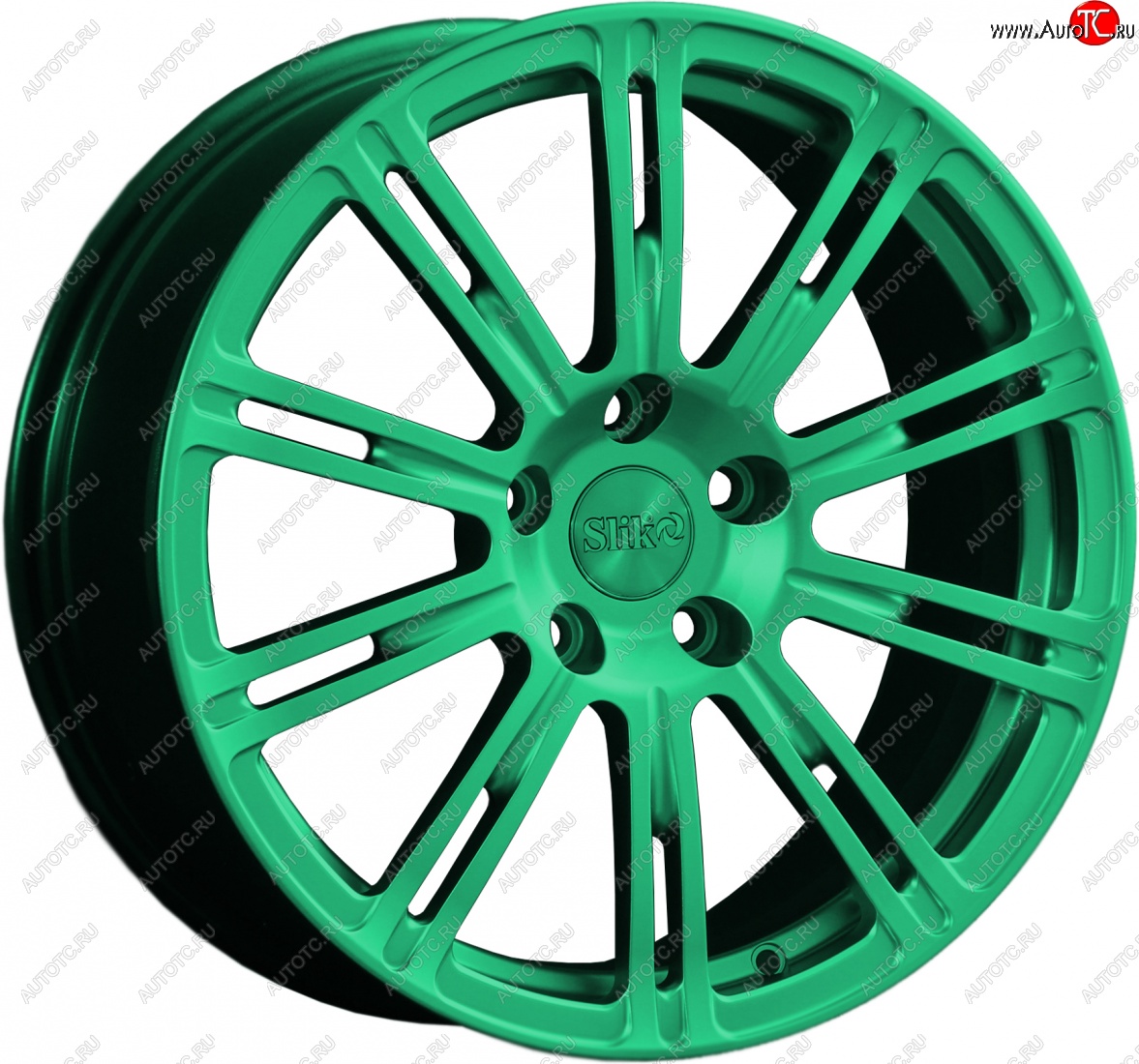 20 399 р. Кованый диск Slik classik R17x7.5 Candy Green изумрудно-зеленый 7.5x17   (Цвет: Candy Green изумрудно-зеленый 7.5x17)  с доставкой в г. Чебоксары