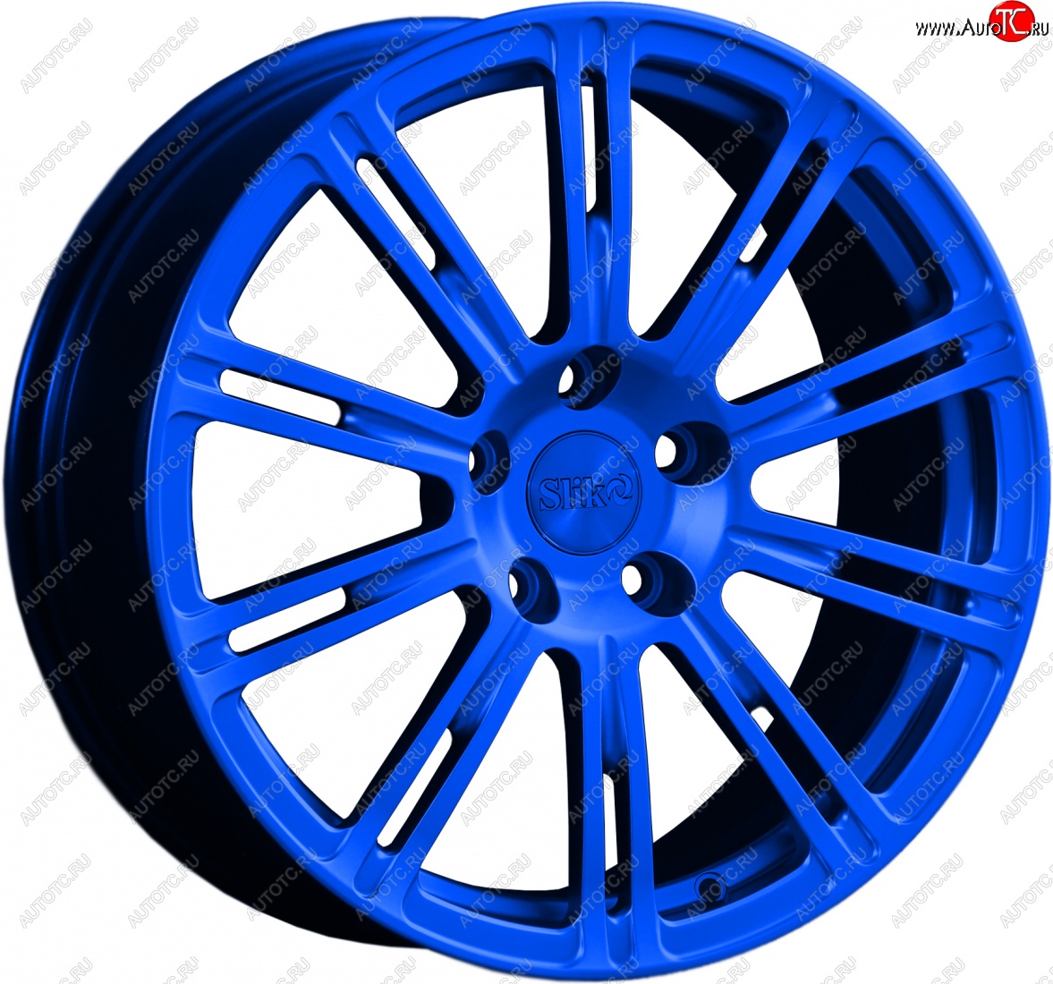 20 399 р. Кованый диск Slik classik R17x7.5 Candy BLUE синий 7.5x17   (Цвет: Candy BLUE синий 7.5x17)  с доставкой в г. Чебоксары
