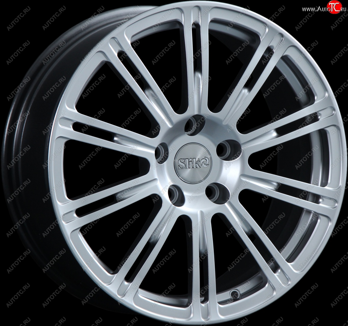 20 399 р. Кованый диск Slik classik R17x7.5 Серебристый светлый (S16) 7.5x17   (Цвет: S16)  с доставкой в г. Чебоксары