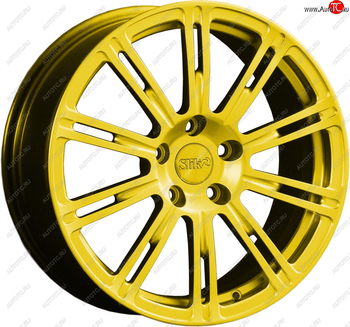 20 399 р. Кованый диск Slik classik R17x7.5 Ярко желтый RAL 1021 (YELLOW) 7.5x17   (Цвет: YELLOW)  с доставкой в г. Чебоксары