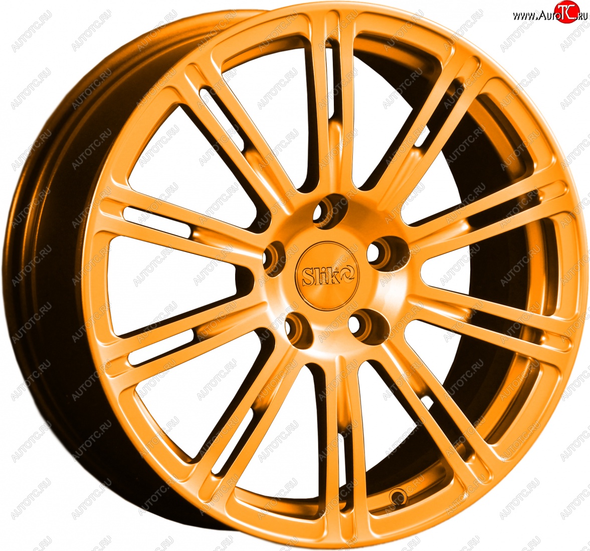 20 399 р. Кованый диск Slik classik R17x7.5 Ярко-оранжевый (ORANGE) 7.5x17   (Цвет: ORANGE)  с доставкой в г. Чебоксары