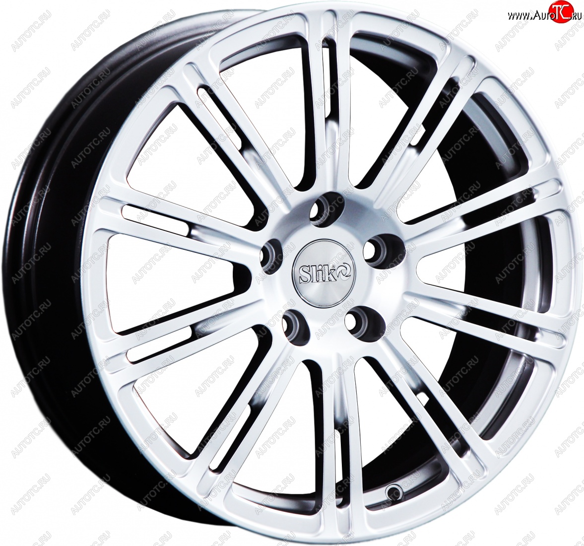 20 399 р. Кованый диск Slik classik R17x7.5 Белый (W) 7.5x17   (Цвет: W)  с доставкой в г. Чебоксары