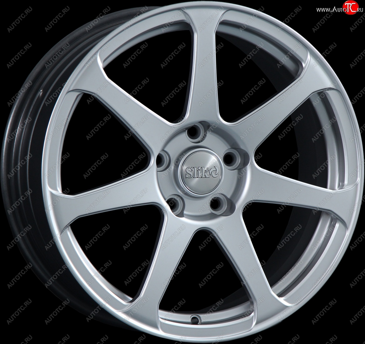14 099 р. Кованый диск Slik classik R17x7.5 Серебристый светлый (S16) 7.5x17 Chery Tiggo T11 дорестайлинг (2005-2013) 5x114.3xDIA60.1xET33.0 (Цвет: S16)