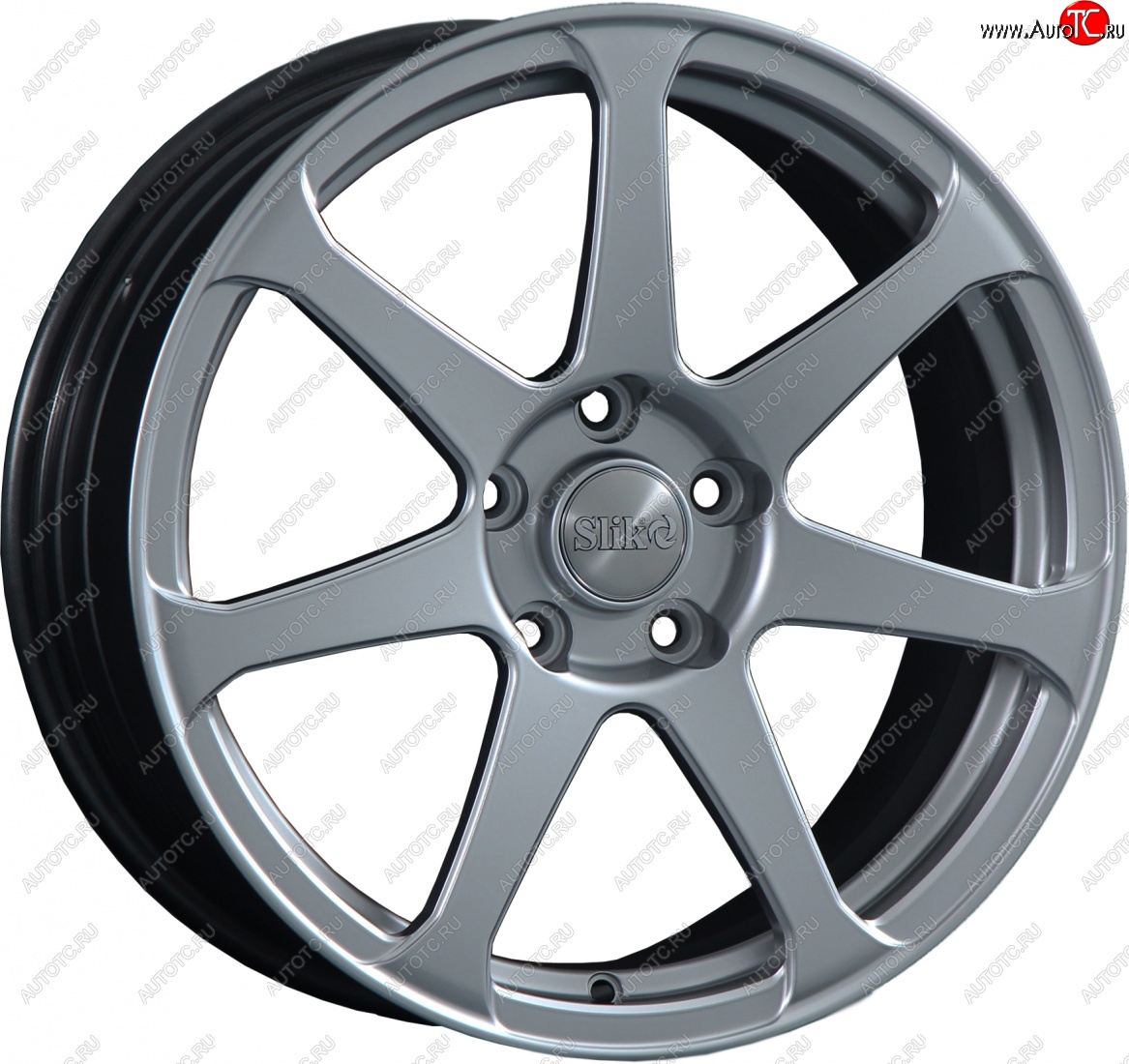 14 099 р. Кованый диск Slik classik R17x7.5 Серебристый тёмный (S25) 7.5x17   (Цвет: S25)  с доставкой в г. Чебоксары