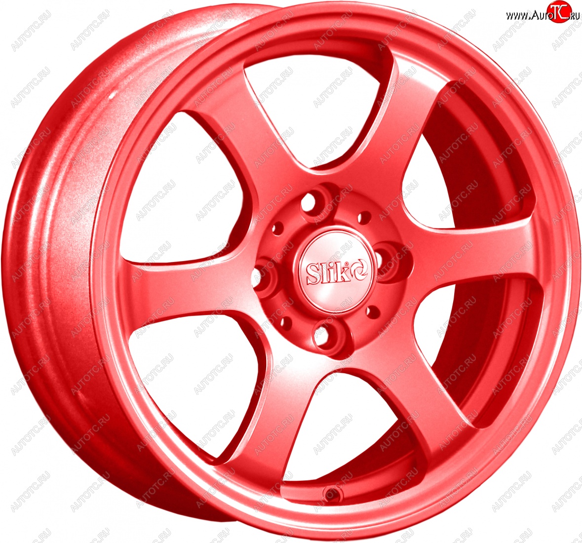 12 849 р. Кованый диск Slik Classik 5.5x14 (алый)   (Цвет: алый)  с доставкой в г. Чебоксары