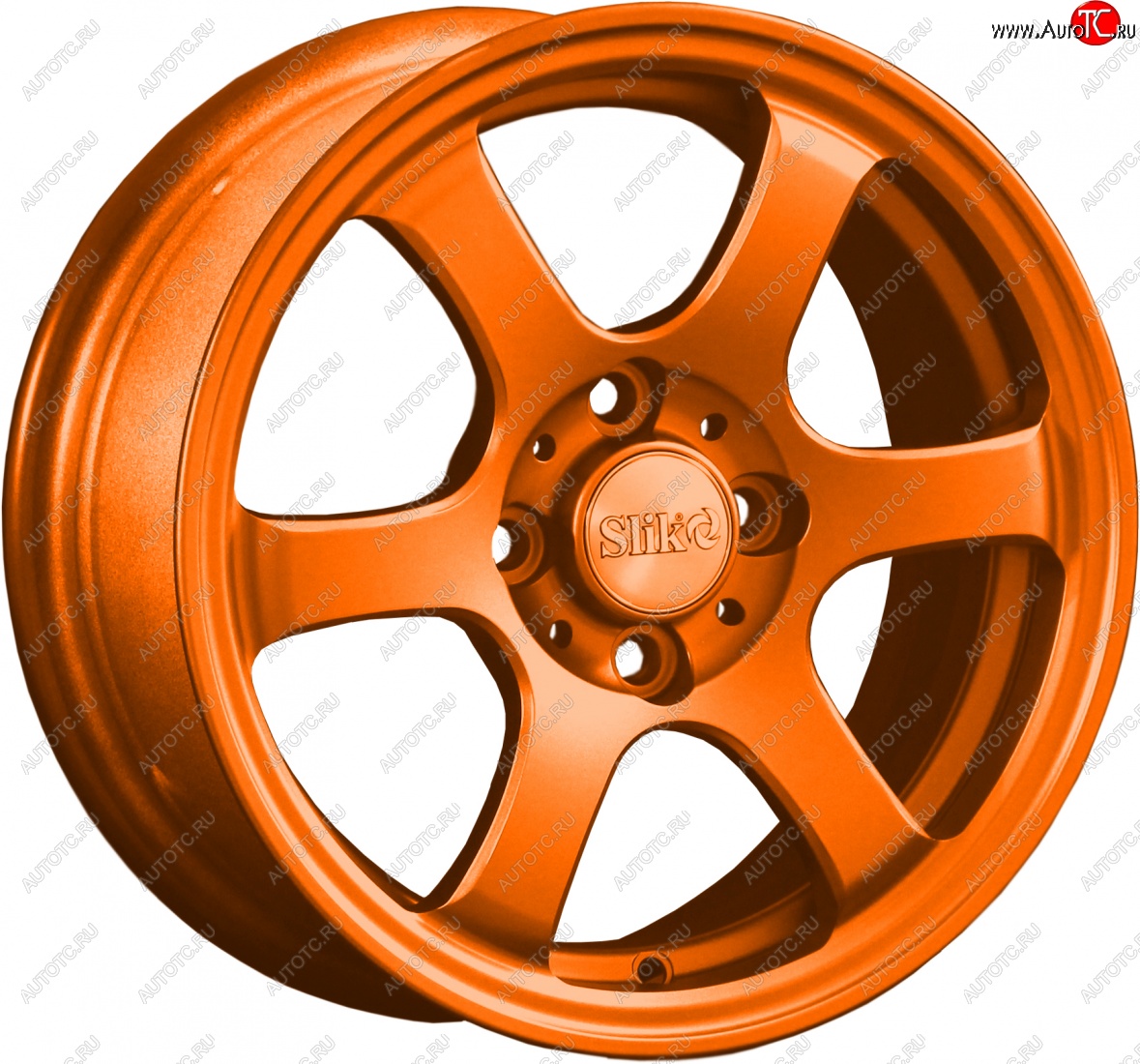 12 849 р. Кованый диск Slik Classik 5.5x14 (ярко-оранжевый)   (Цвет: ярко-оранжевый)  с доставкой в г. Чебоксары