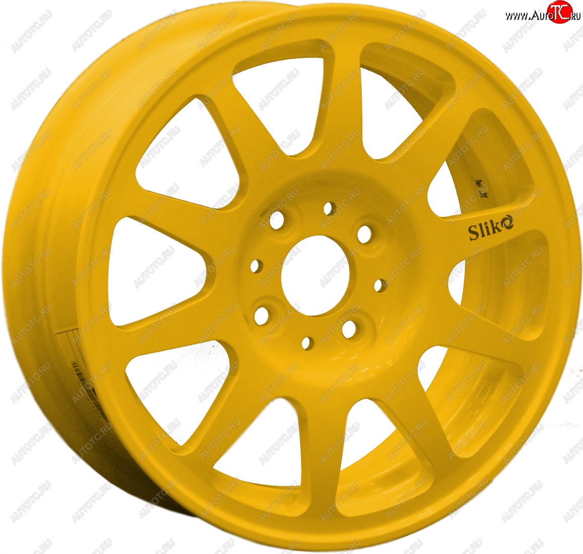 13 699 р. Кованый диск Slik Classik 5.5x14 (Candy - ярко-жёлтый)   (Цвет: Candy - ярко-жёлтый)  с доставкой в г. Чебоксары