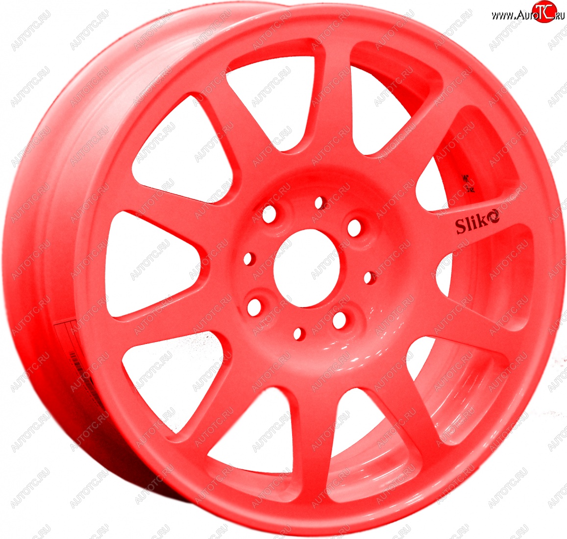 13 699 р. Кованый диск Slik Classik 5.5x14 (Алый)   (Цвет: Алый)  с доставкой в г. Чебоксары