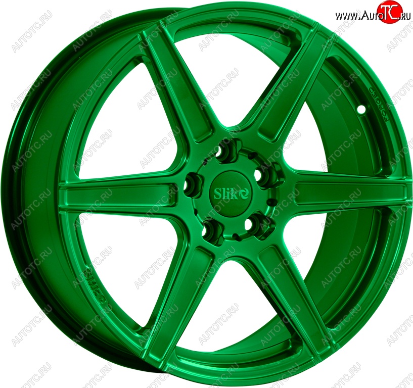 60 999 р. Кованый диск Slik PREMIUM L-604 9.0x20   (Зеленый (GREEEN))  с доставкой в г. Чебоксары