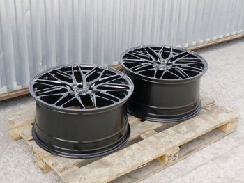 60 999 р. Кованый диск Slik PREMIUM L-605 9.0x20   (Темный хром (DC))  с доставкой в г. Чебоксары. Увеличить фотографию 3
