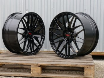 60 999 р. Кованый диск Slik PREMIUM L-605 9.0x20   (Черный глянцевый (BK))  с доставкой в г. Чебоксары. Увеличить фотографию 2