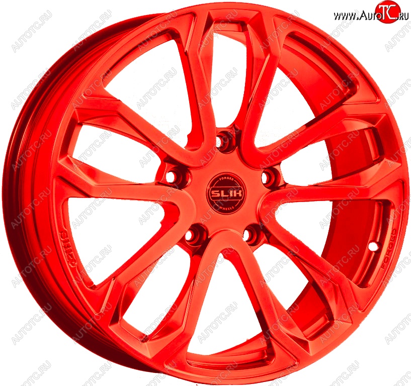 60 999 р. Кованый диск Slik PREMIUM L-608 10.0x20   (RAL 3026 ярко алый (3026))  с доставкой в г. Чебоксары