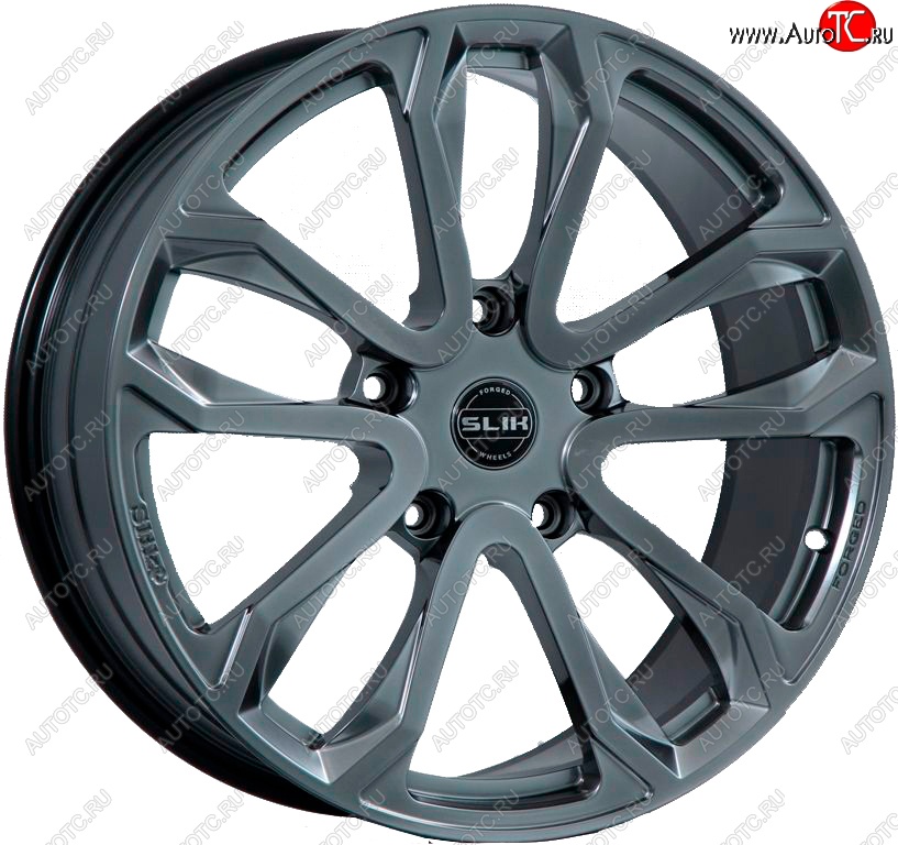 60 999 р. Кованый диск Slik PREMIUM L-608 10.0x20   (Графит глянцевый (GM))  с доставкой в г. Чебоксары