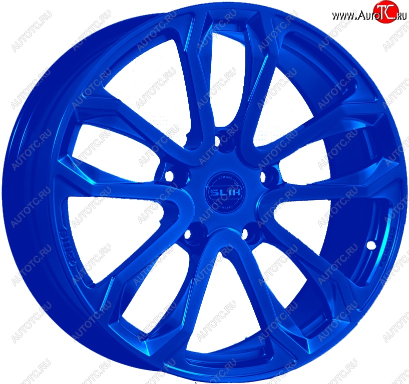 60 999 р. Кованый диск Slik PREMIUM L-608 9.0x20   (Candy синий (Candy BLUE))  с доставкой в г. Чебоксары