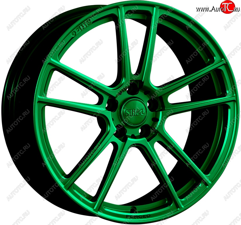 60 999 р. Кованый диск Slik PREMIUM L-610 10.0x20   (Зеленый (GREEEN))  с доставкой в г. Чебоксары