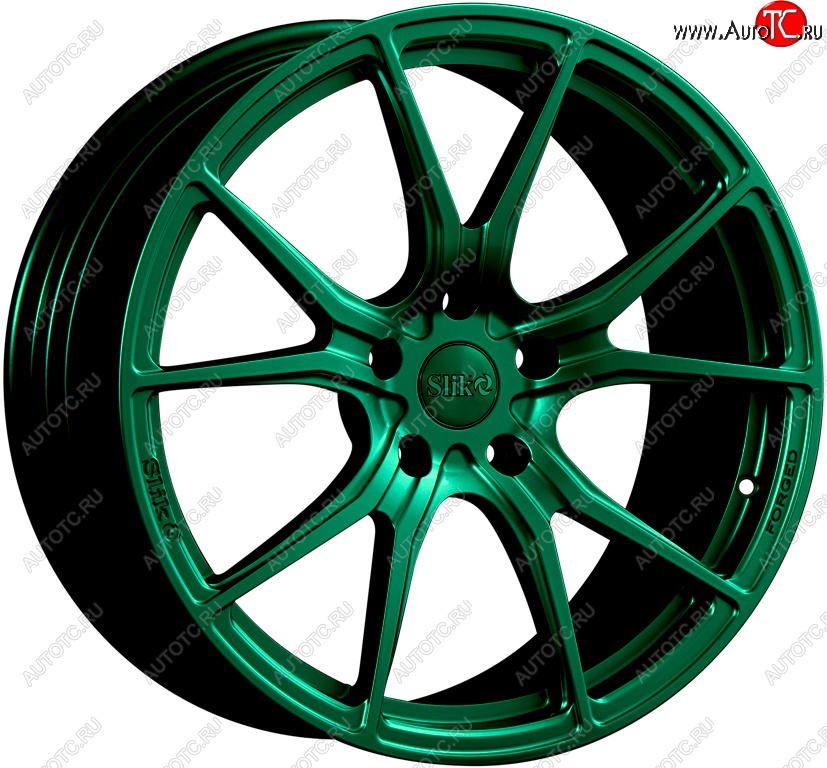 60 999 р. Кованый диск Slik PREMIUM L-616 9.0x20   (Candy изумрудно-зеленый (Candy Green))  с доставкой в г. Чебоксары