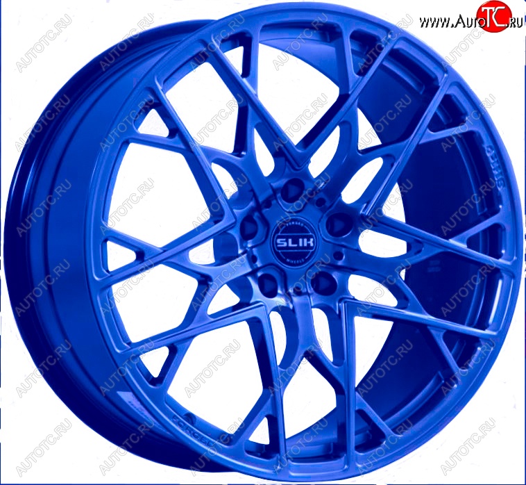 60 999 р. Кованый диск Slik PREMIUM 10.0x20   (Candy синий (Candy BLUE))  с доставкой в г. Чебоксары