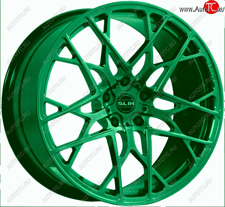 60 999 р. Кованый диск Slik PREMIUM 10.0x20   (Зеленый (GREEEN))  с доставкой в г. Чебоксары