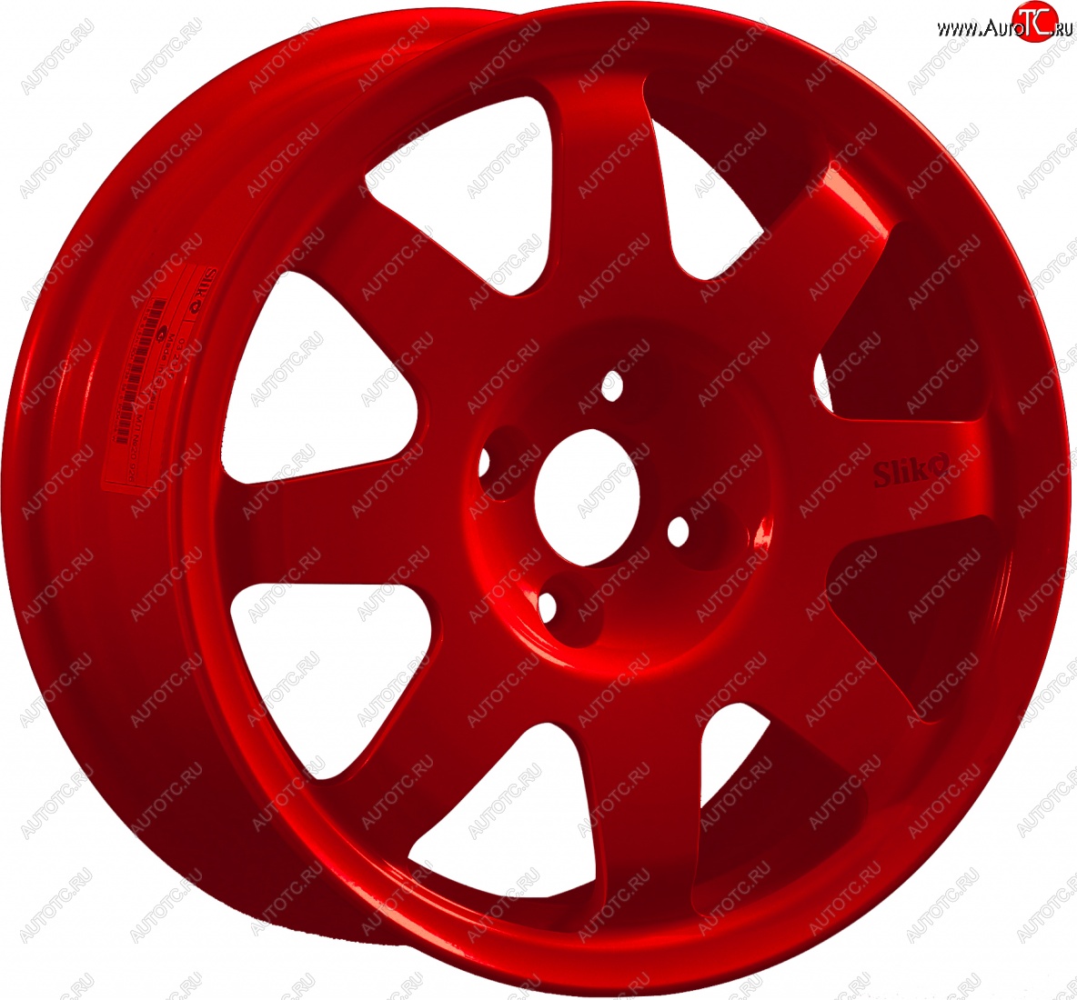 15 599 р. Кованый диск Slik Classic Sport L-181S 6.5x15   (Красный (RED))  с доставкой в г. Чебоксары