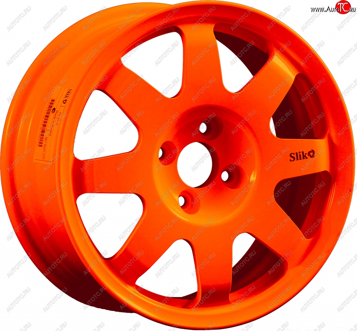 15 599 р. Кованый диск Slik Classic Sport L-181S 6.5x15   (Ярко оранжевый (ORANGE))  с доставкой в г. Чебоксары