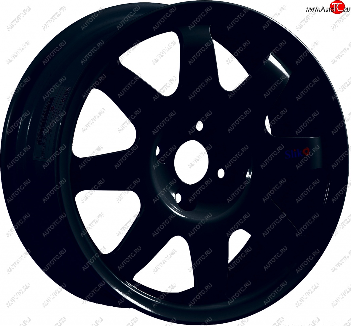 15 599 р. Кованый диск Slik Classic Sport L-181S 6.5x15   (Черный глянцевый (BK))  с доставкой в г. Чебоксары