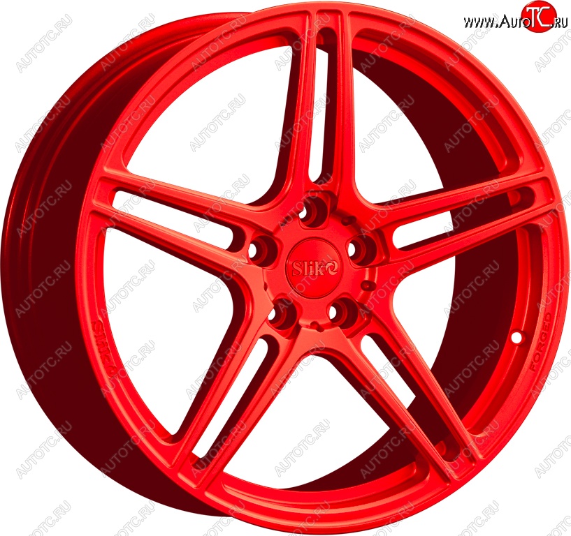 20 749 р. Кованый диск Slik PREMIUM L-726 7.5x17   (RAL 3026 ярко алый (3026))  с доставкой в г. Чебоксары